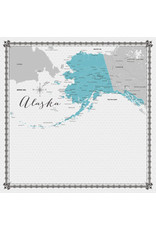 SCRAPBOOK CUSTOMS SCRAPBOOK CUSTOMS ALASKA MEMORIES MAP 12X12