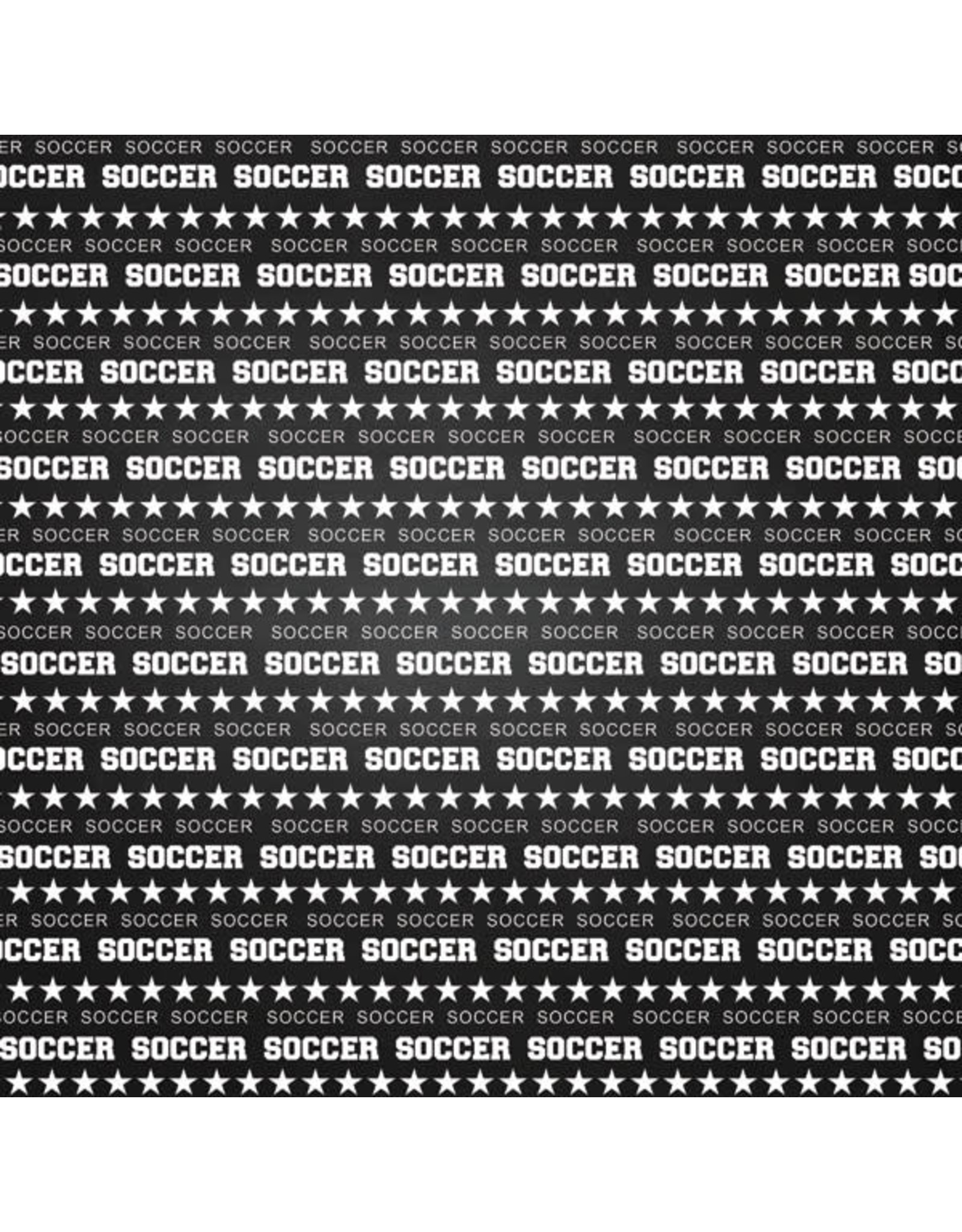 SCRAPBOOK CUSTOMS SCRAPBOOK CUSTOMS IMPACT SOCCER EMBLEM 12X12