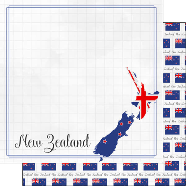 SCRAPBOOK CUSTOMS SCRAPBOOK CUSTOMS NEW ZEALAND ADVENTURE 12X12