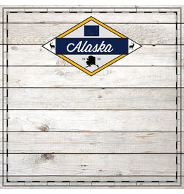 SCRAPBOOK CUSTOMS SCRAPBOOK CUSTOMS ALASKA WOOD SIGHTSEEING 12X12