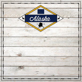 SCRAPBOOK CUSTOMS 12X12 ALASKA WOOD SIGHTSEEING