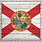 SCRAPBOOK CUSTOMS 12X12 FLORIDA WOOD SIGHTSEEING FLAG