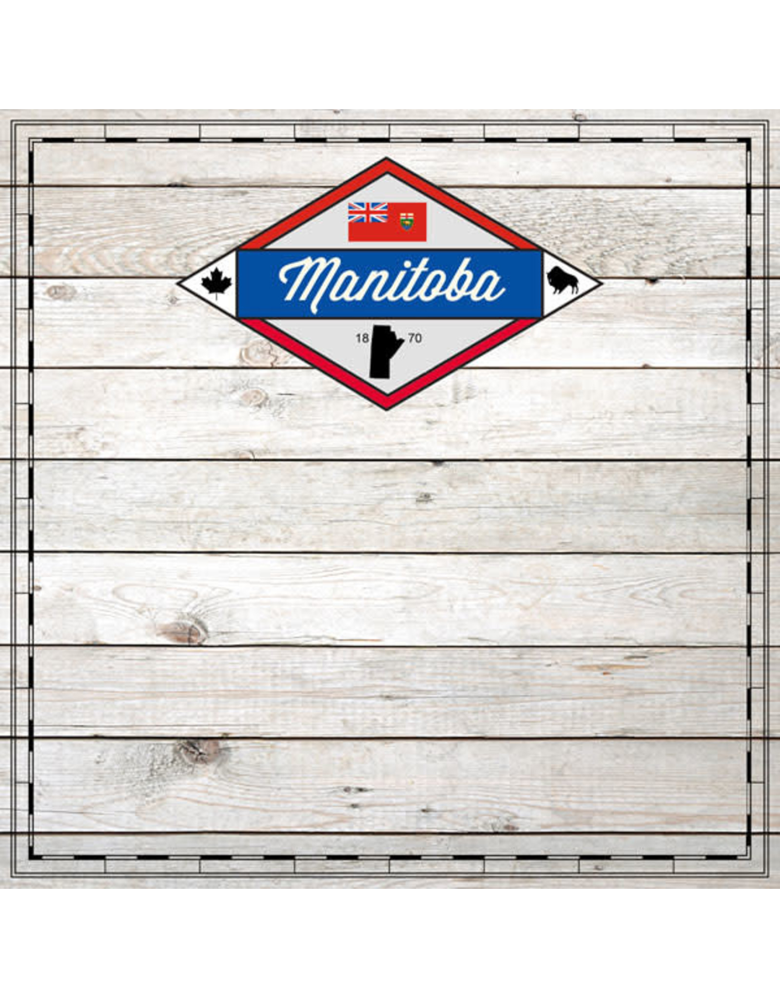 SCRAPBOOK CUSTOMS WOOD SIGHTSEEING - MANITOBA