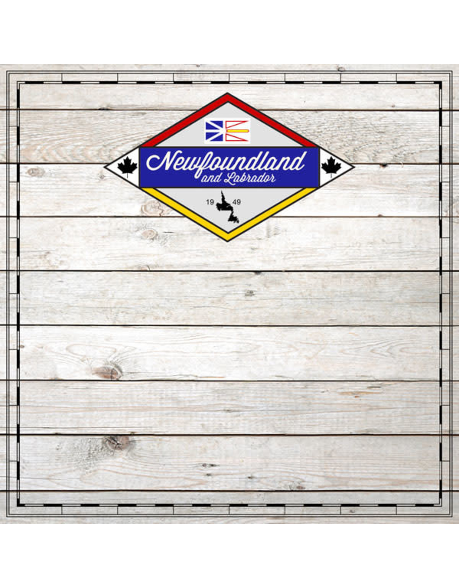 SCRAPBOOK CUSTOMS SCRAPBOOK CUSTOMS WOOD SIGHTSEEING NEWFOUNDLAND 12X12