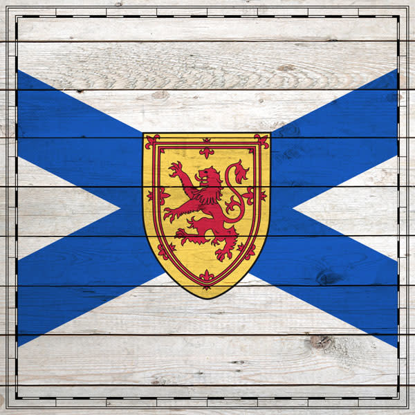 SCRAPBOOK CUSTOMS 12X12 NOVA SCOTIA WOOD SIGHTSEEING F