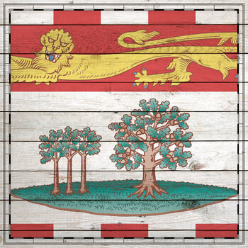 SCRAPBOOK CUSTOMS 12X12 PRINCE EDWARD ISLAND WOOD SIGH