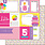 SCRAPBOOK CUSTOMS 12X12 5TH BIRTHDAY GIRL DOUBLE SIDED