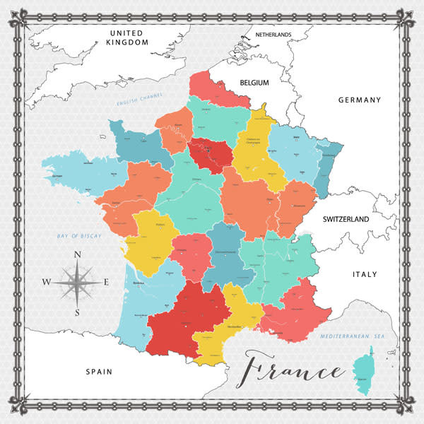 SCRAPBOOK CUSTOMS SCRAPBOOK CUSTOMS FRANCE MEMORIES MAP 12X12