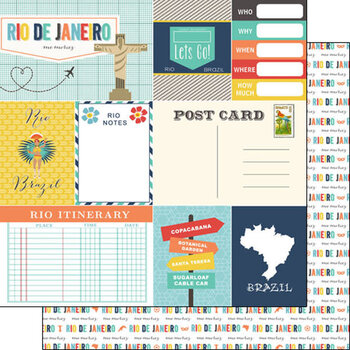 SCRAPBOOK CUSTOMS 12X12 RIO DE JANEIRO MEMORIES JOURNA