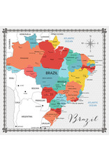 SCRAPBOOK CUSTOMS BRAZIL MEMORIES MAP DS