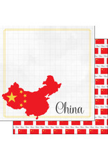 SCRAPBOOK CUSTOMS SCRAPBOOK CUSTOMS CHINA ADVENTURE BORDER 12X12