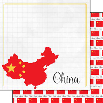 SCRAPBOOK CUSTOMS SCRAPBOOK CUSTOMS CHINA ADVENTURE BORDER 12X12