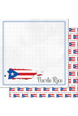 SCRAPBOOK CUSTOMS 12X12 PUERTO RICO ADVENTURE BORDER