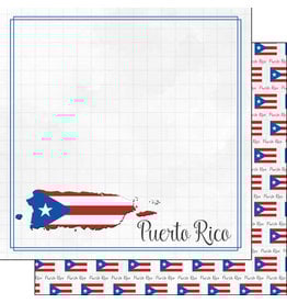 SCRAPBOOK CUSTOMS SCRAPBOOK CUSTOMS PUERTO RICO ADVENTURE BORDER 12X12