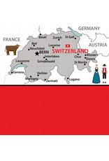 SCRAPBOOK CUSTOMS SCRAPBOOK CUSTOMS SWITZERLAND ADVENTURE MAP 12X12