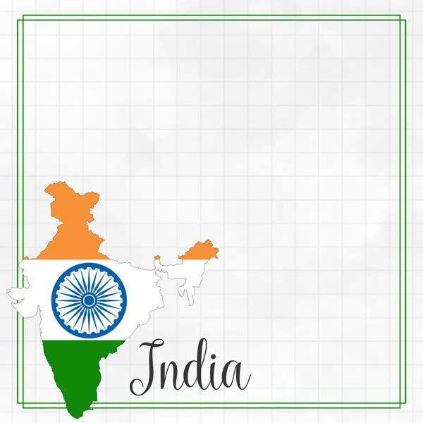 SCRAPBOOK CUSTOMS 12X12 INDIA  ADVENTURE BORDER
