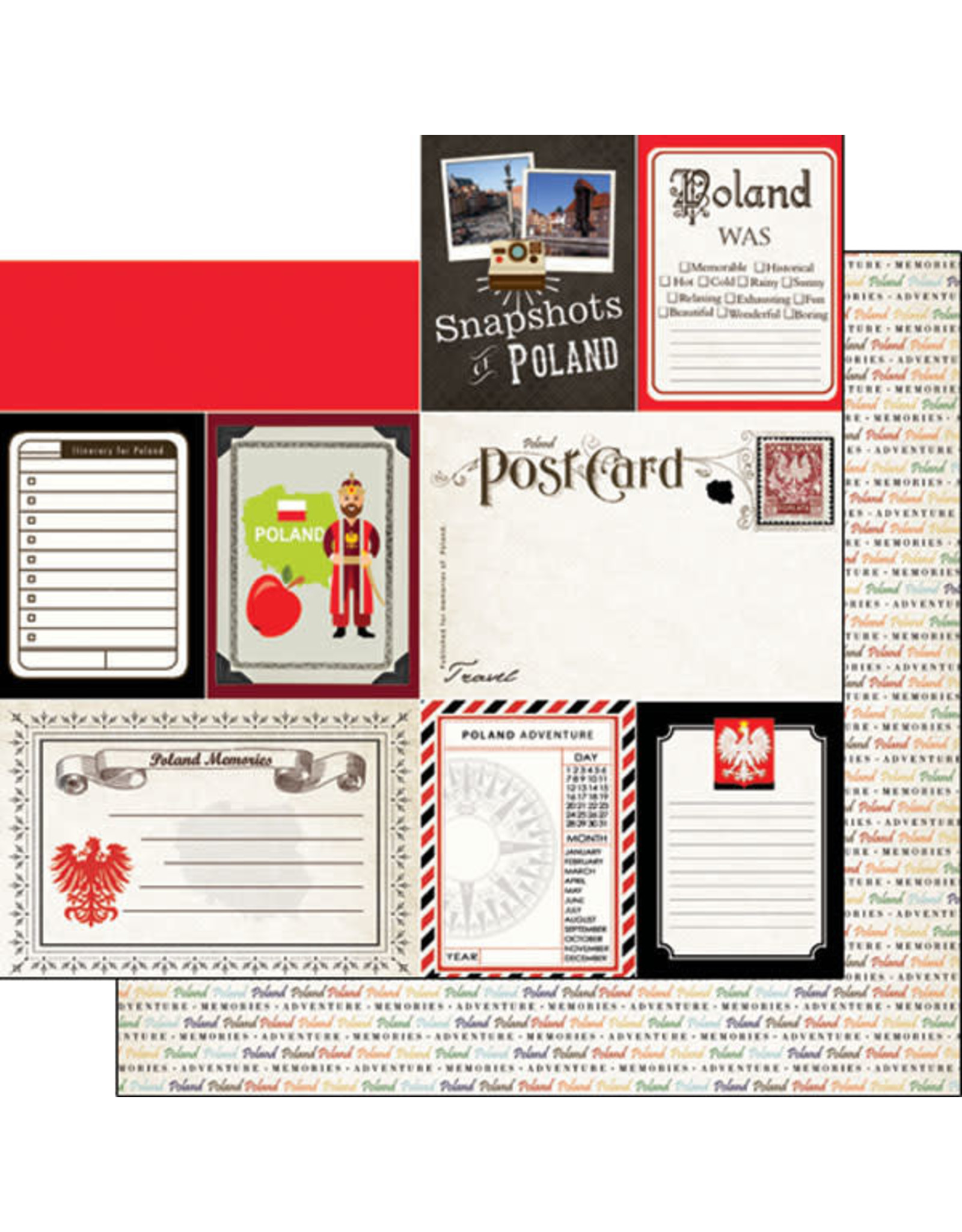 SCRAPBOOK CUSTOMS 12X12 POLAND - DS JOURNAL