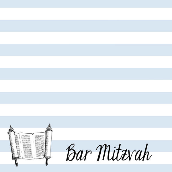 SCRAPBOOK CUSTOMS SCRAPBOOK CUSTOMS BAR MITZVAH TORAH 12X12