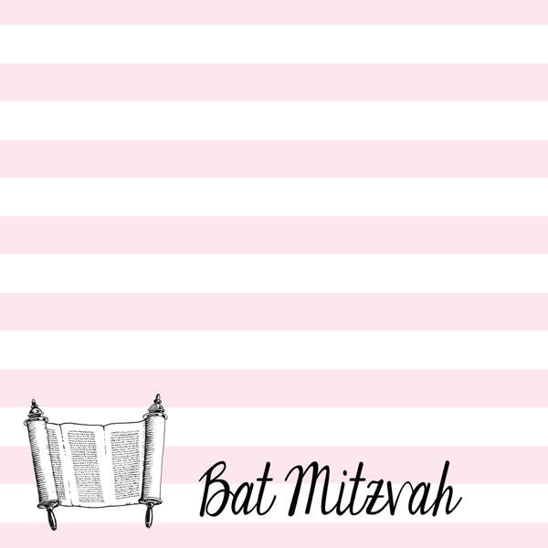 SCRAPBOOK CUSTOMS 12X12 BAT MITZVAH TORAH