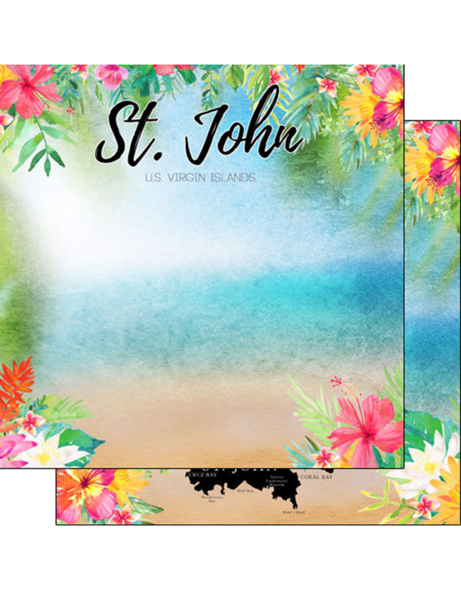 SCRAPBOOK CUSTOMS SCRAPBOOK CUSTOMS ST. JOHN GETAWAY 12X12