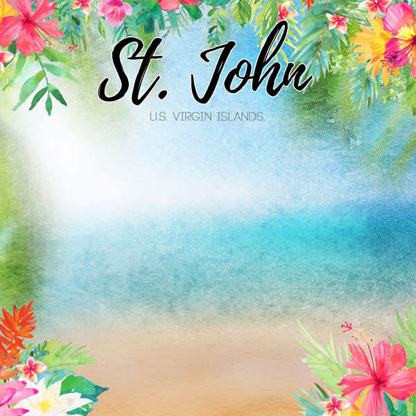 SCRAPBOOK CUSTOMS SCRAPBOOK CUSTOMS ST. JOHN GETAWAY 12X12