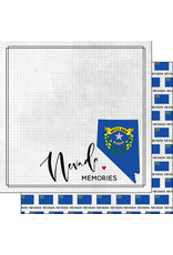 SCRAPBOOK CUSTOMS SCRAPBOOK CUSTOMS NEVADA ADVENTURE FLAG 12X12