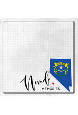 SCRAPBOOK CUSTOMS SCRAPBOOK CUSTOMS NEVADA ADVENTURE FLAG 12X12