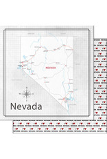 SCRAPBOOK CUSTOMS SCRAPBOOK CUSTOMS NEVADA ADVENTURE MAP 12X12