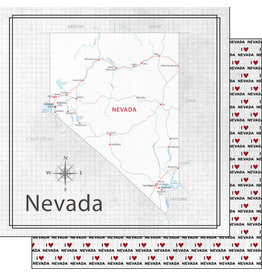 SCRAPBOOK CUSTOMS SCRAPBOOK CUSTOMS NEVADA ADVENTURE MAP 12X12