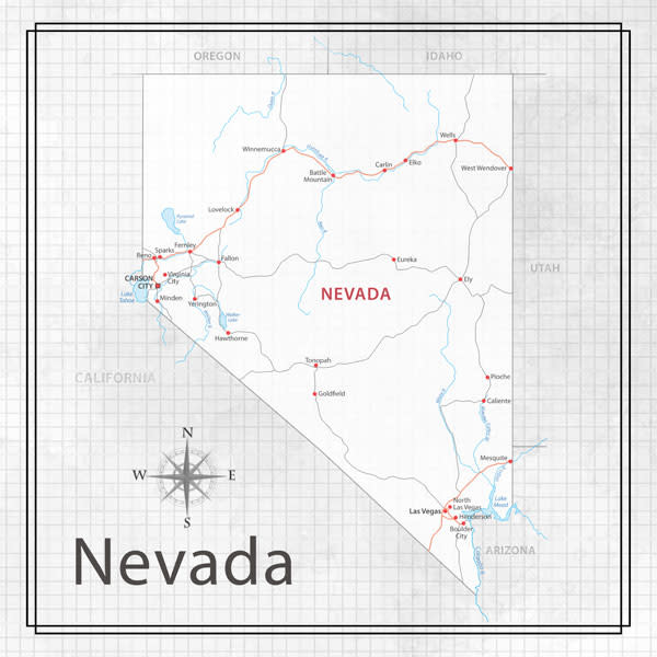 SCRAPBOOK CUSTOMS SCRAPBOOK CUSTOMS NEVADA ADVENTURE MAP 12X12