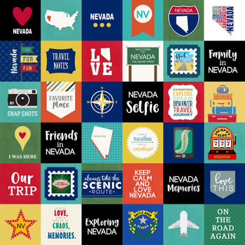 SCRAPBOOK CUSTOMS SCRAPBOOK CUSTOMS NEVADA ADVENTURE CUT OUTS 12X12