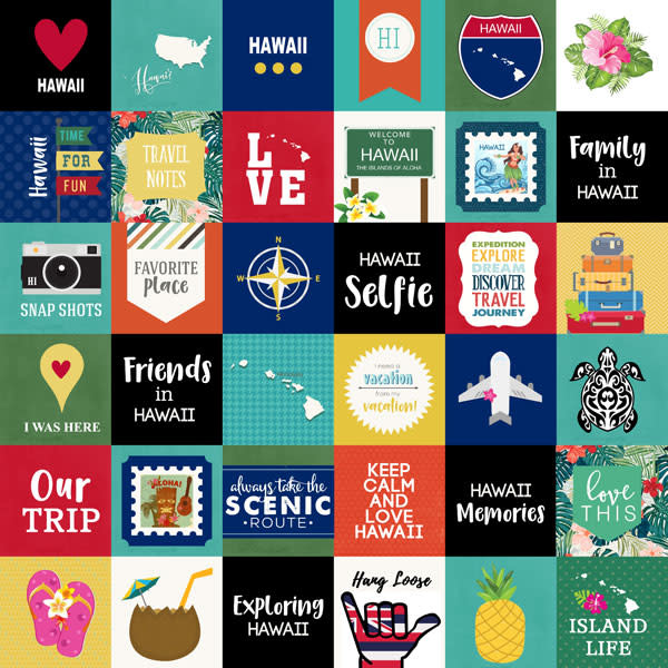 SCRAPBOOK CUSTOMS SCRAPBOOK CUSTOMS HAWAII ADVENTURE CUT OUTS 12X12