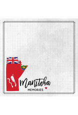 SCRAPBOOK CUSTOMS SCRAPBOOK CUSTOMS MANITOBA ADVENTURE FLAG 12X12