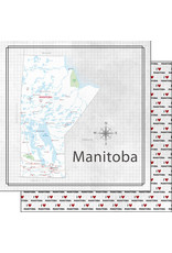 SCRAPBOOK CUSTOMS SCRAPBOOK CUSTOMS MANITOBA ADVENTURE MAP 12X12