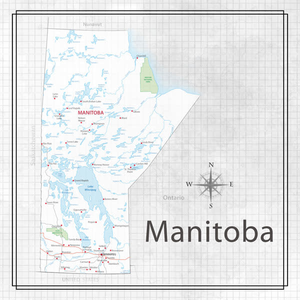 SCRAPBOOK CUSTOMS SCRAPBOOK CUSTOMS MANITOBA ADVENTURE MAP 12X12