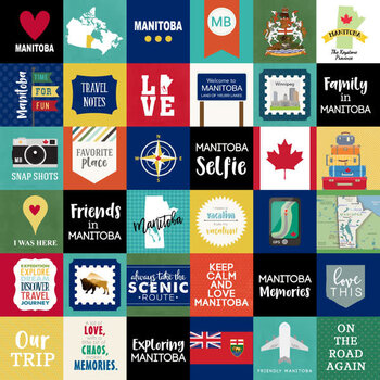 SCRAPBOOK CUSTOMS SCRAPBOOK CUSTOMS MANITOBA ADVENTURE CUT OUTS 12X12