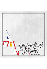 SCRAPBOOK CUSTOMS SCRAPBOOK CUSTOMS NEWFOUNDLAND ADVENTURE FLAG 12X12