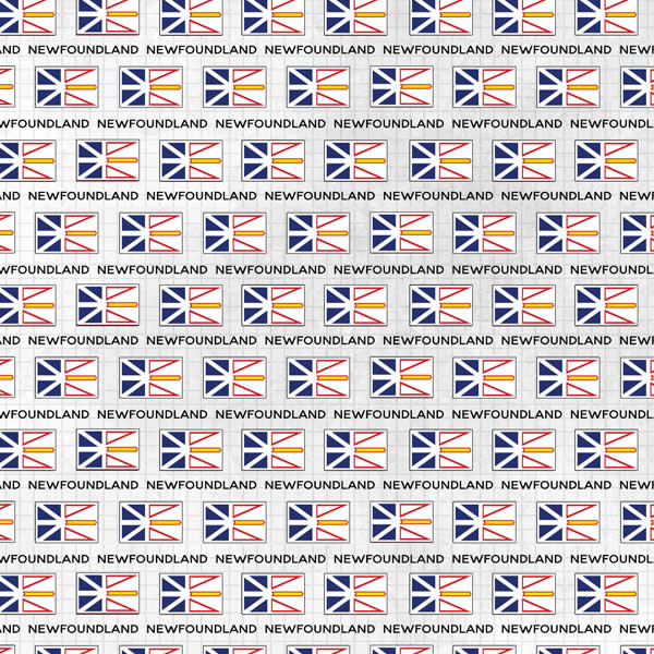 SCRAPBOOK CUSTOMS SCRAPBOOK CUSTOMS NEWFOUNDLAND ADVENTURE FLAG 12X12