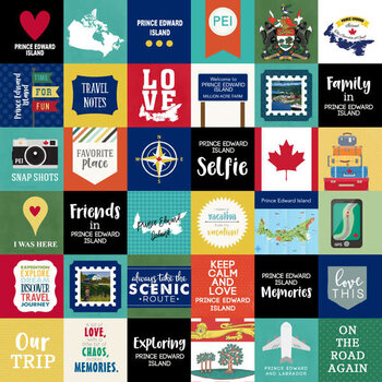 SCRAPBOOK CUSTOMS SCRAPBOOK CUSTOMS PRINCE EDWARD ISLAND ADVENTURE CUT OUTS 12X12