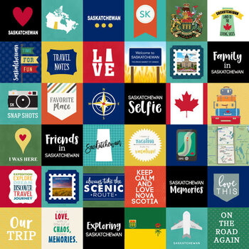 SCRAPBOOK CUSTOMS SCRAPBOOK CUSTOMS SASKATCHEWAN ADVENTURE CUT OUTS 12X12