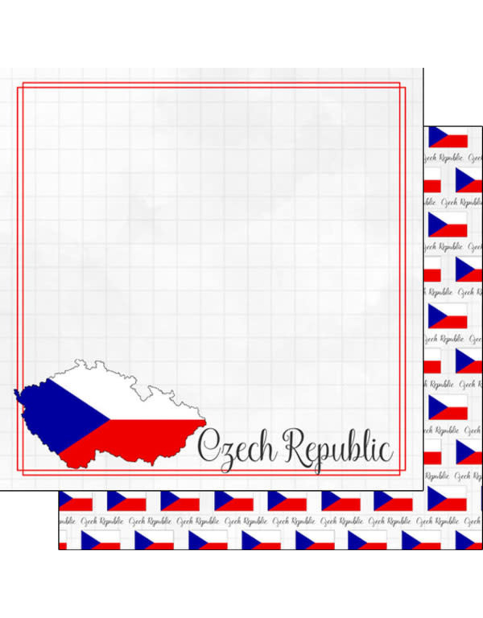 SCRAPBOOK CUSTOMS SCRAPBOOK CUSTOMS CZECH REPUBLIC ADVENTURE BORDER 12X12