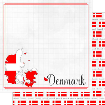 SCRAPBOOK CUSTOMS SCRAPBOOK CUSTOMS DENMARK ADVENTURE BORDER 12X12