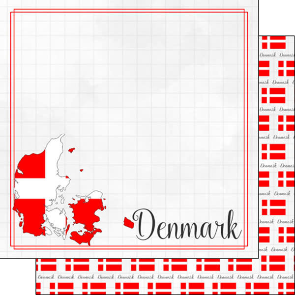 SCRAPBOOK CUSTOMS SCRAPBOOK CUSTOMS DENMARK ADVENTURE BORDER 12X12