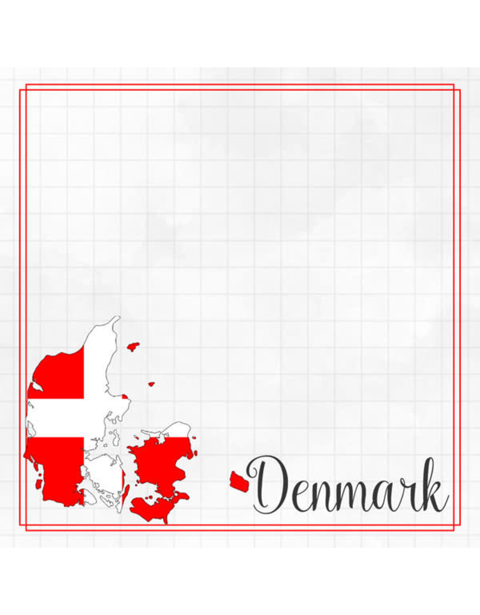 SCRAPBOOK CUSTOMS SCRAPBOOK CUSTOMS DENMARK ADVENTURE BORDER 12X12