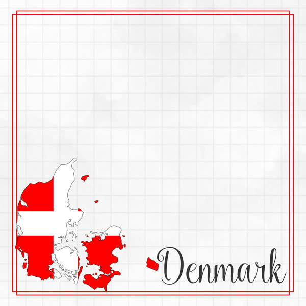 SCRAPBOOK CUSTOMS SCRAPBOOK CUSTOMS DENMARK ADVENTURE BORDER 12X12