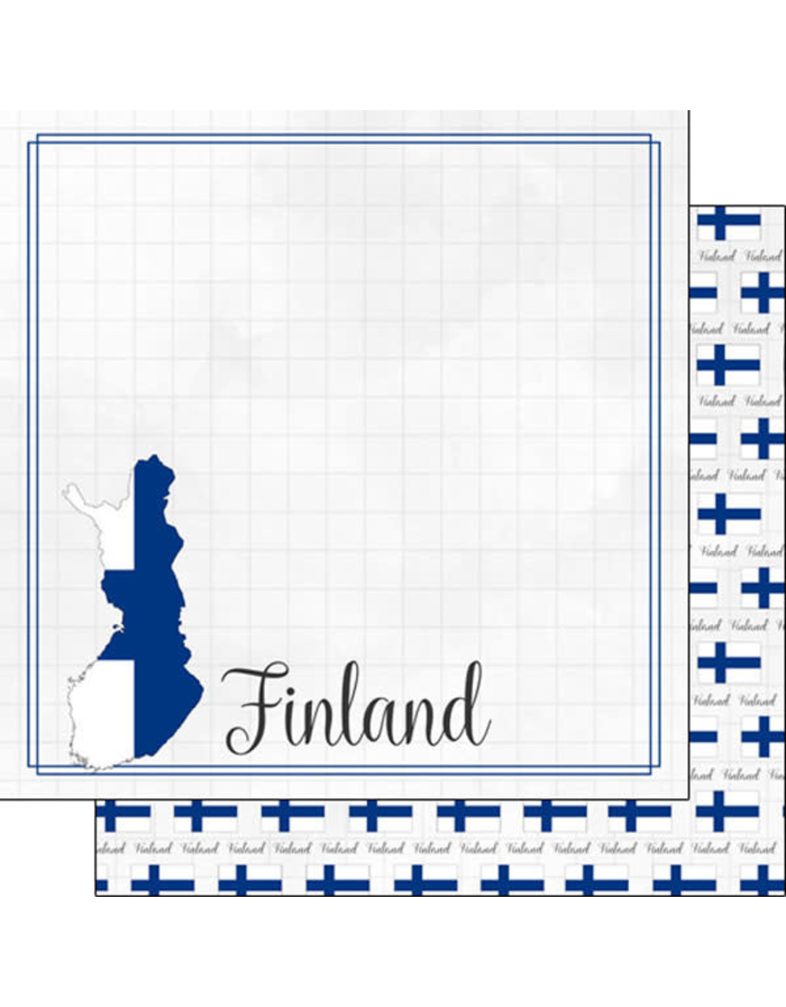 SCRAPBOOK CUSTOMS SCRAPBOOK CUSTOMS FINLAND ADVENTURE BORDER 12X12