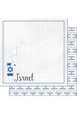 SCRAPBOOK CUSTOMS SCRAPBOOK CUSTOMS ISRAEL ADVENTURE BORDER 12X12