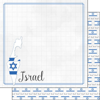 SCRAPBOOK CUSTOMS SCRAPBOOK CUSTOMS ISRAEL ADVENTURE BORDER 12X12