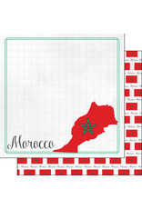 SCRAPBOOK CUSTOMS SCRAPBOOK CUSTOMS MOROCCO ADVENTURE BORDER 12X12