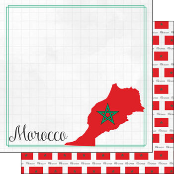 SCRAPBOOK CUSTOMS SCRAPBOOK CUSTOMS MOROCCO ADVENTURE BORDER 12X12